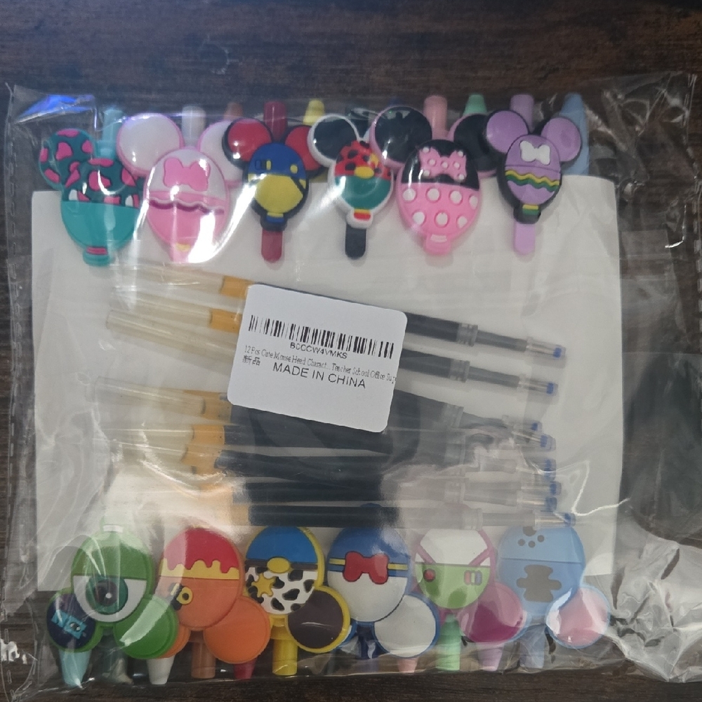 Colorful Cartoon Character Pens